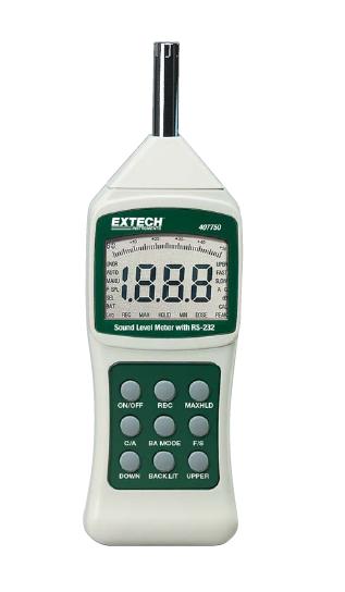 Sound Level Meter "Extech" Model 407750NIST Sound Level Meter "Extech" Model 407750NIST